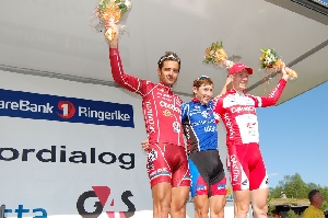 Martin Prázdnovský druhý ve 2. etapě Ringerike Grand Prix Norway.