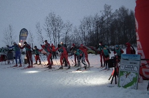 Finále Ski areálu Těškov  - Cena pivovaru CHODOVAR  pro Ondřeje Vodrážku 