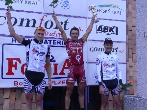 Nebojsa Jovanovič vyhrál Český pohár v silniční cyklistice v Plzni - VC Foinia Steel