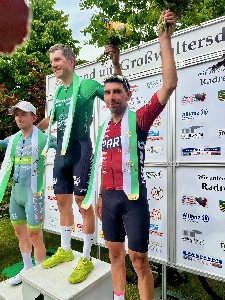 Sparťan Tomáš Kalojíros dojel na 3.místě na Rund um Grosswaltersdorf v Německu