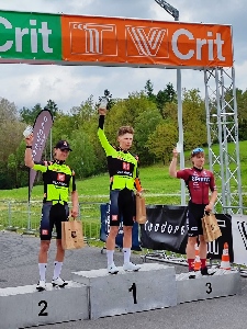 TV Criterium Tábor: 3. místo vyspurtoval Matouš Rubáš AC SPARTA Praha