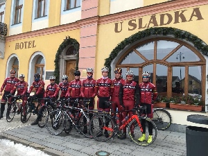 Cyklisté Sparty Praha na soustředění v CHODOVARU