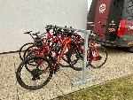 Cycle Parking - patentní držák na zavěšení 8 - 12 jízdních kol / kolob